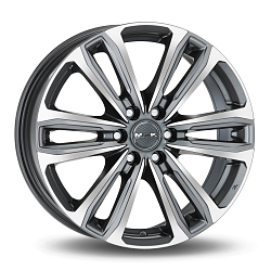 Диск MAK Safari 6 7,5x17 6x139,7 ET25 DIA 106,2 Gunmetal Mirror Face