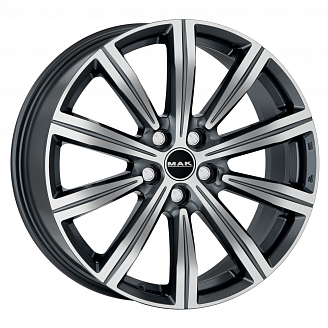 Диск MAK Birmingham 8x19 5x120 ET38 DIA 72,6 Gunmetal Mirror Face