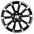 Диск KHW 1808 7,5x18 5x108 ET40 54,1 Black-FP (Москвич 3)