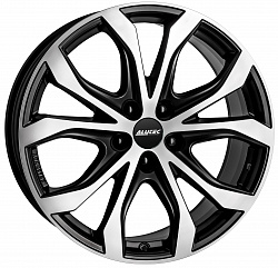 Диск Alutec W10X 9x20 5x114,3 ET35 DIA 70,1 Racing Black Front Polished