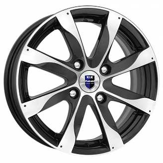 Диск K&K Джемини-ориг. 5,5x14 4x100 ET49 DIA 56,6 Алмаз черный