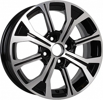 Диск iFree KC945 (ZV 15_Vesta) 6x15 4x100 ET50 60,1 Алмаз черный